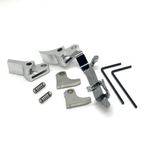 ⚡ New: Tennessee Value Glock FRT V2 6061 Aluminum Trigger Bar Kit 2x Shoe (Silver Curve and Flat) Gen 1 2 3 4, 9mm, .40, .357