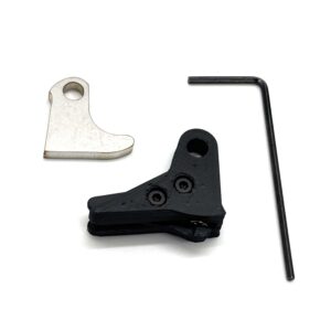 Alternative view of ⚡ New: Tennessee Glock FRT Polymer V3 Trigger Shoe Kit with Safety and Curved Steel Trip for All Glocks – Black