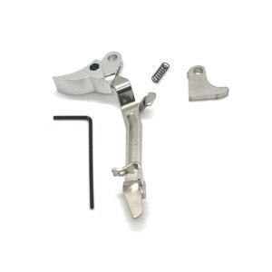 ⚡ New: Tennessee GLOCK FRT V2 6061 ALUMINUM TRIGGER BAR KIT, SILVER CURVE, GEN 1 2 3 4, 9mm, .40, .357
