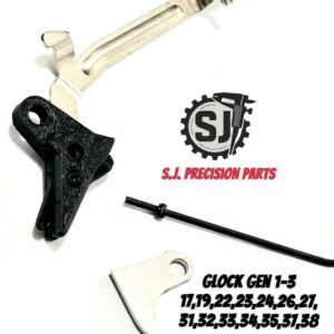 Alternative view of ⚡ New: Tennessee GLOCK FRT POLYMER V3 BAR GEN 1 2 3 with Safety and Curved Steel Trip for 17 19 22 26 27
